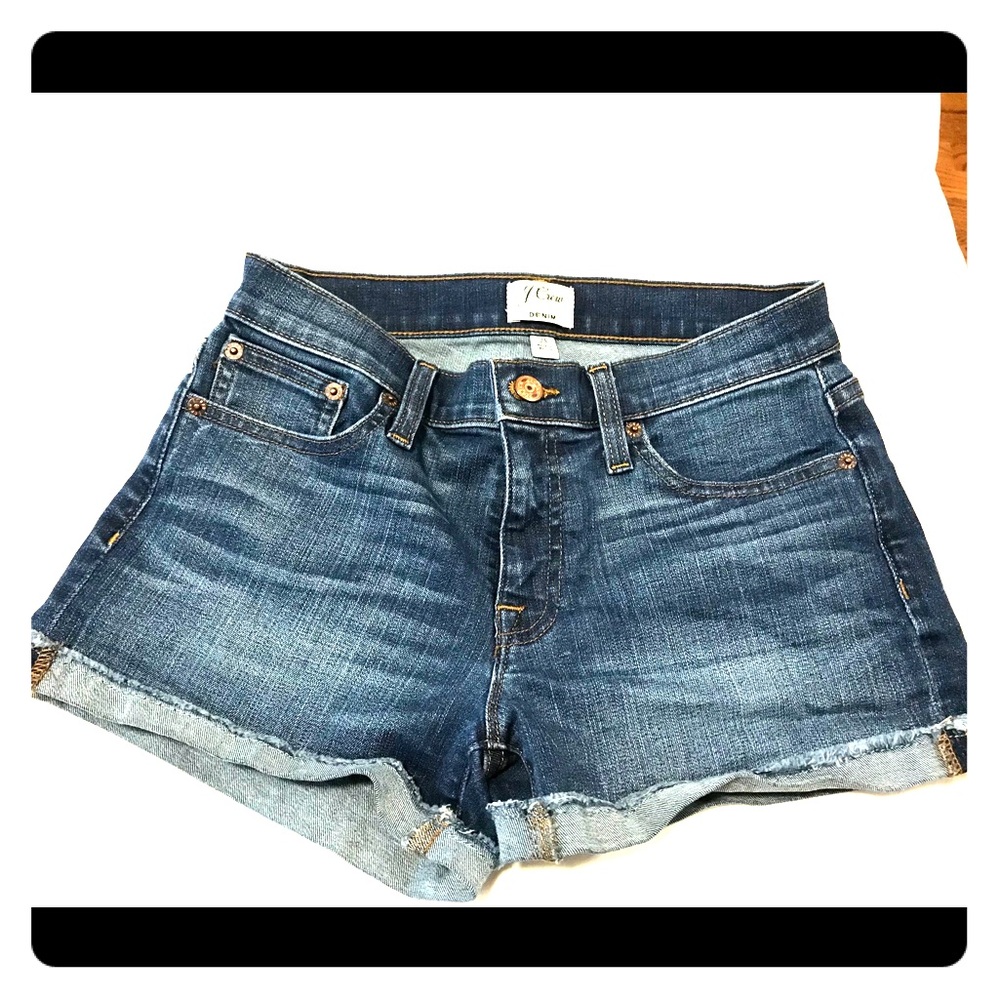 J. Crew women’s denim shorts 3” inseam